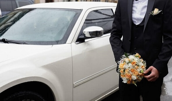 Luxury wedding transport