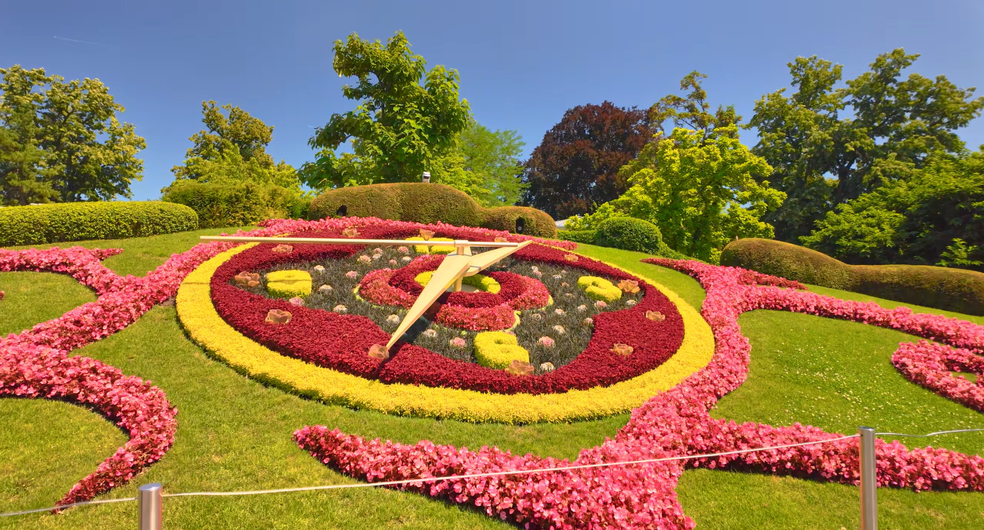 Geneva Flower Clock in the English Garden