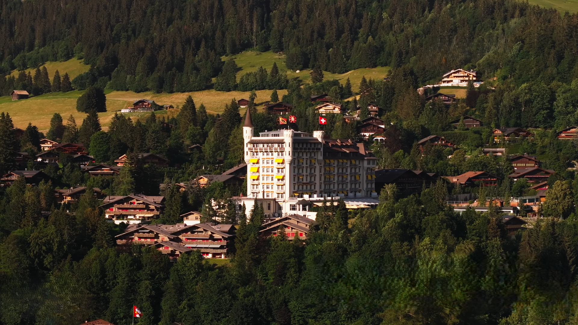 Luxury alpine hotel in Gstaad, Switzerland